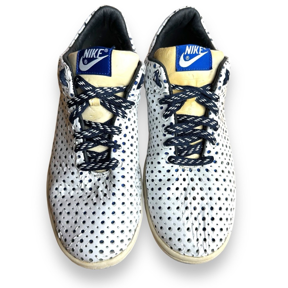 Nike Dunk Low‎ Supreme 'Perforated - Marine' White (316332-141) Women's 8